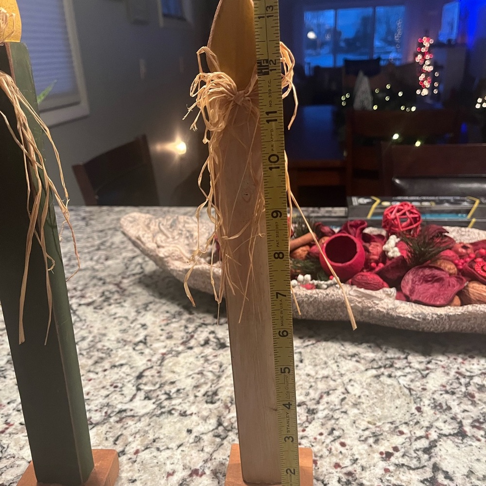 Wooden Candles Set of 3